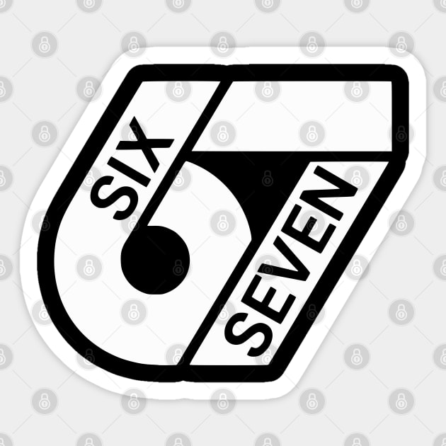 67 Six Seven  Design Sticker by UrbanLifeApparel